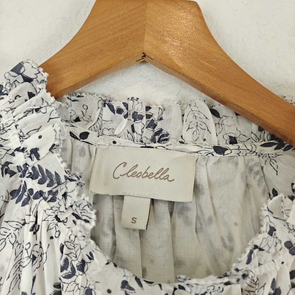 Cleobella NWOT Nevah Floral Puff Sleeve Mini Dress In Killarney Print Sz Small - Picture 15 of 16